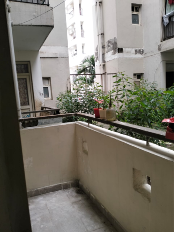 Balcony in 1 BHK Apartment at NK Sharma Savitry Greens, Vip Road – for Rent