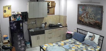 Kitchen in 1 RK Builder Floor at Unitech South City II, Sector 50 – for Rent