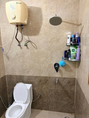 Bathroom in 1 RK Builder Floor at Unitech South City II, Sector 50 – for Rent