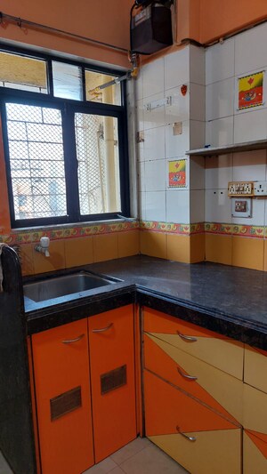 Kitchen in 3 BHK Apartment at Sudarshan Sky Garden, Ghodbunder Road – for Rent