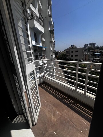 Balcony in 1 BHK Apartment at Satish Bora Crystal Heights, Wakad – for Sale