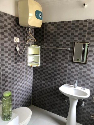 Bathroom in 2 BHK Apartment at Maya Garden City, Nagla Road – for Rent