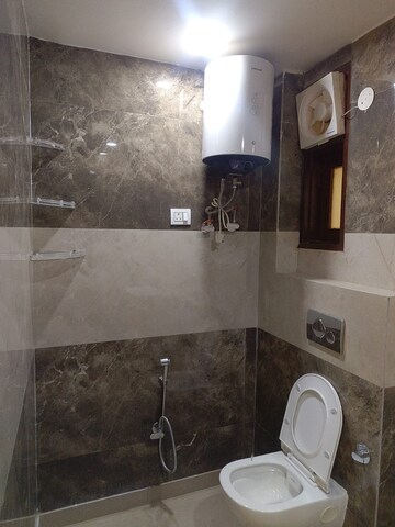 Bathroom in 3 BHK Builder Floor at Saket – for Rent