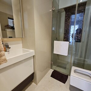 Bathroom in 2.5 BHK Apartment at Oberoi Springs, Andheri West – for Rent