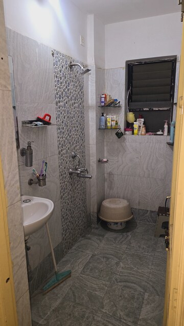 Bathroom in 2.5 BHK Apartment at Om The Island, Wakad – for Sale