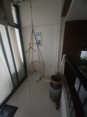 Balcony in 1 BHK Apartment at Heena Vijaya Residency, Kharadi – for Rent