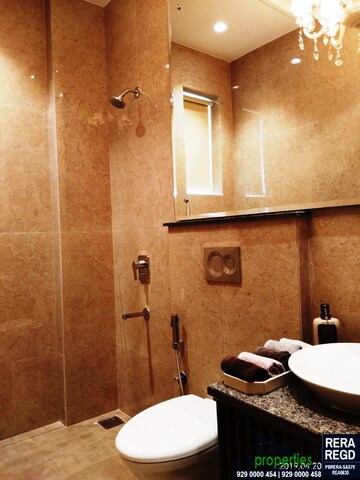 Bathroom in 3 BHK Apartment at Affinity Greens, International Airport Road – for Sale