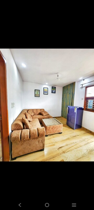 Living Room in 1 BHK Builder Floor at Saket – for Rent