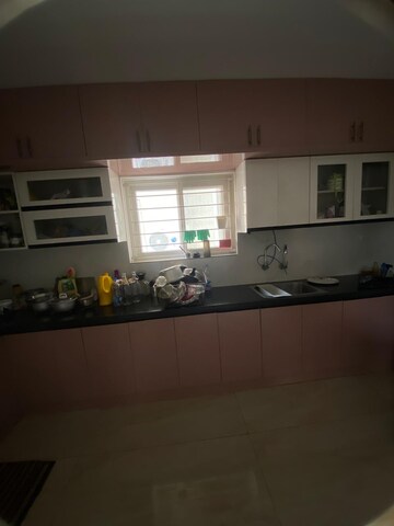 Kitchen in 3 BHK Apartment at Lakshmi Cadillac, Kondapur – for Rent