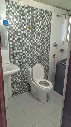 Bathroom in 2 BHK Apartment at Trishla City, Patiala Road – for Rent