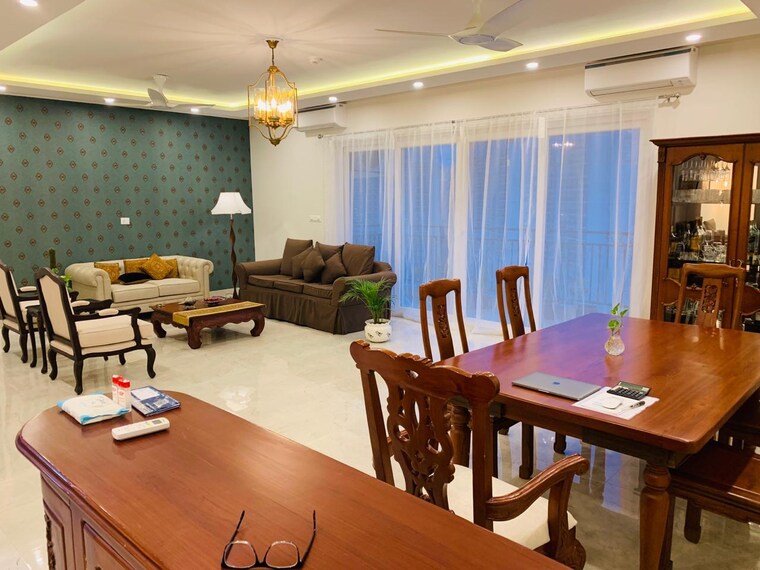 Living Room, ats-pristine 4 Bedroom 3200 Sq.Ft. Apartment In Sector 150 Noida 9309230