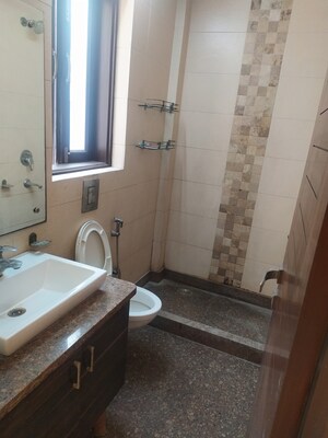 Attached Bathroom in 3 BHK Builder Floor at Kalkaji – for Rent