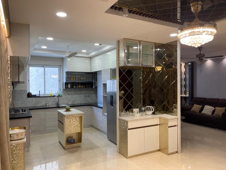 Living Room, my-home-bhooja 3 Bedroom 2595 Sq.Ft. Apartment In Hi Tech City Hyderabad 9309216