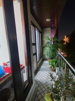 Balcony in 3 BHK Builder Floor at Shivalik Colony – for Sale