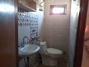Bathroom in 1 RK Builder Floor at Saket – for Rent