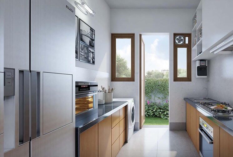 Kitchen, srijan-nirvana 3 Bedroom 1484 Sq.Ft. Villa In Rajpur Kolkata 9309319