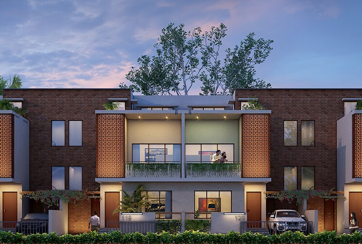 Exterior View, srijan-nirvana 3 Bedroom 1484 Sq.Ft. Villa In Rajpur Kolkata 9309319