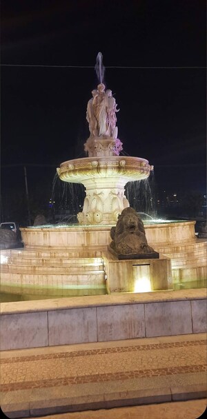 Staircase in  Showroom at Omaxe World Street, Sector 79 – for Rent