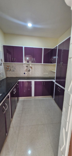 Kitchen in 1 BHK Builder Floor at Kondapur – for Rent