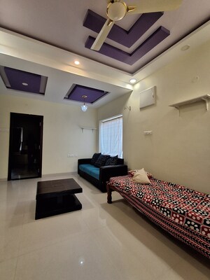 Living Room in 4 BHK Villa at Kondapur – for Rent
