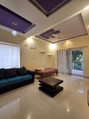 Living Room in 4 BHK Villa at Kondapur – for Rent