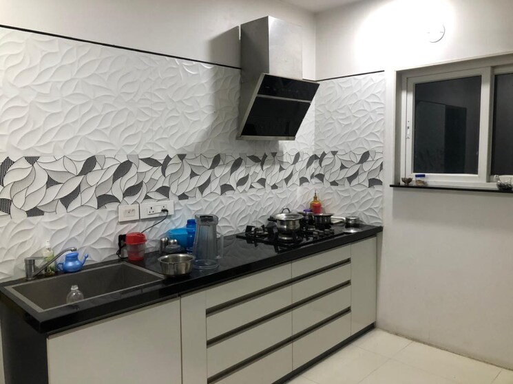 Kitchen, my-home-vihanga 4 Bedroom 3400 Sq.Ft. Apartment In Gachibowli Hyderabad 9309367