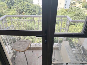 Balcony in 2 BHK Apartment at Unitech Uniworld Gardens 2, Sector 47 – for Rent