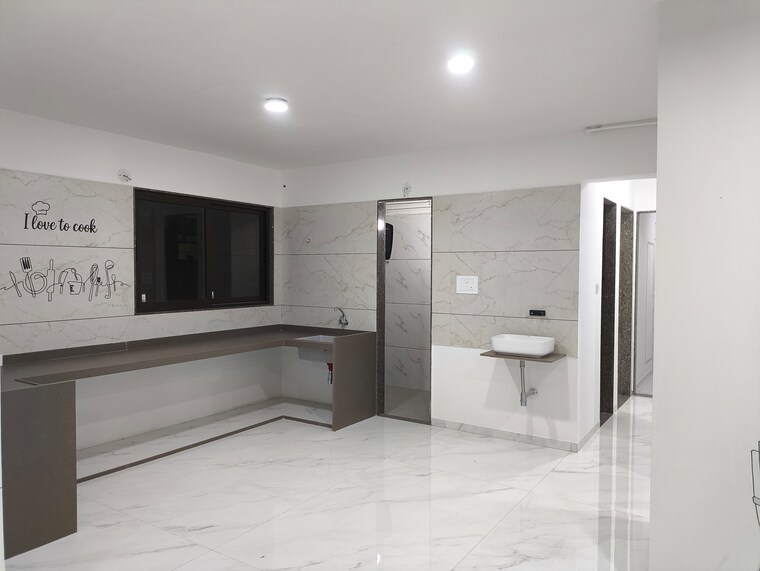 Kitchen, adajan 4 Bedroom 2800 Sq.Ft. Apartment In Adajan Surat 9309389