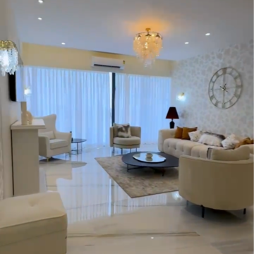 Living Room in 3 BHK Apartment at Akshay Apartment Bandra West, Vaidya Nagar – for Sale