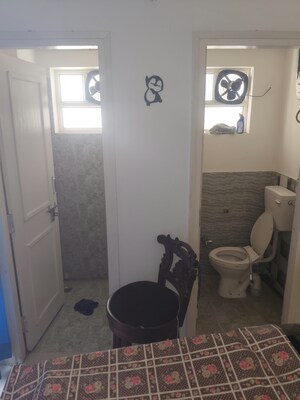 Attached Bathroom in 1 RK Apartment at Manglam Aadhar, Gandhi Path – for Rent