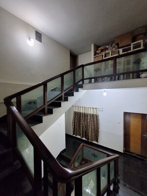 Staircase in 4 BHK Villa at Kondapur – for Rent