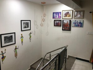 Staircase in 4 BHK Apartment at My Home Vihanga, Gachibowli – for Rent