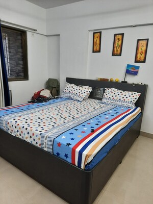 Bedroom in 2 BHK Apartment at Runwal Garden City, Balkum Pada – for Sale