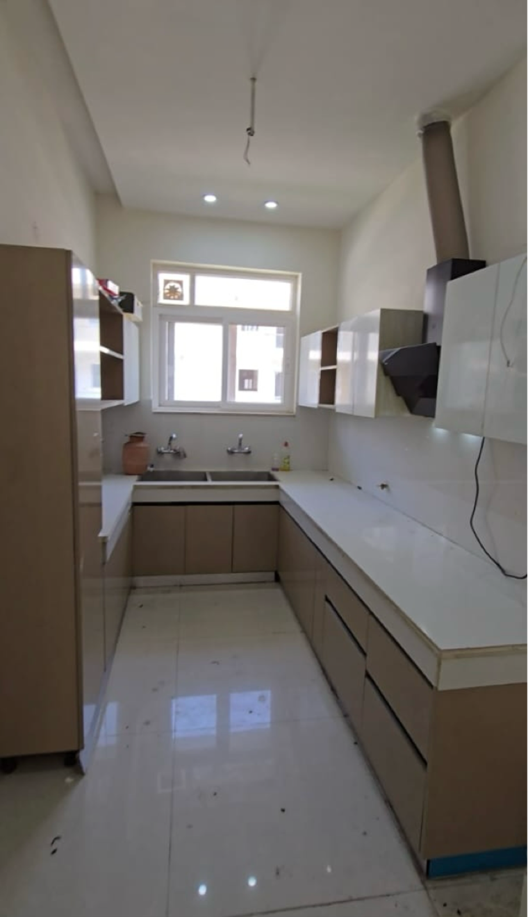 Kitchen, vip road 3 Bedroom 1400 Sq.Ft. Apartment In Vip Road Zirakpur 9309449