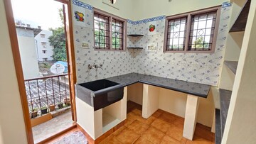 Kitchen in 2 BHK Builder Floor at Murugesh Palya – for Rent
