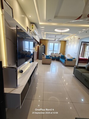 Living Room in 3 BHK Apartment at Cybercity Marina Skies, Hi Tech City – for Rent