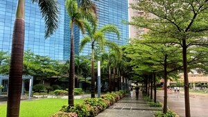  Office Space – Garden View at Mani Casadona, New Town - for Rent