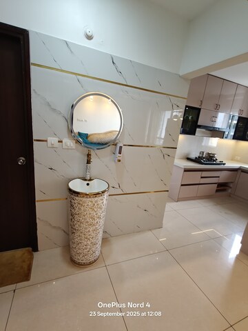 Living Room in 3 BHK Apartment at Cybercity Marina Skies, Hi Tech City – for Rent