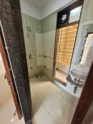 Bathroom in 1 BHK Apartment at Coral Heights, Kavesar – for Rent