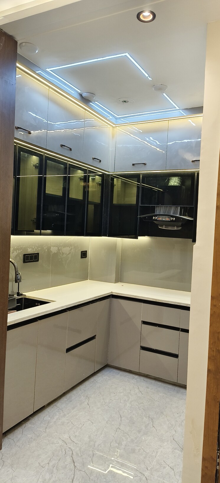 Kitchen, dwarka mor 2 Bedroom 600 Sq.Ft. Builder Floor In Dwarka Mor Delhi 9309511