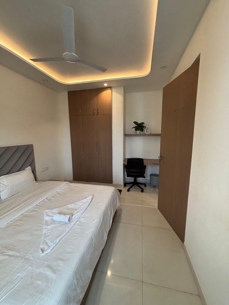 Kitchen, sector 55 1 Bedroom 700 Sq.Ft. Builder Floor In Sector 55 Gurgaon 9309496