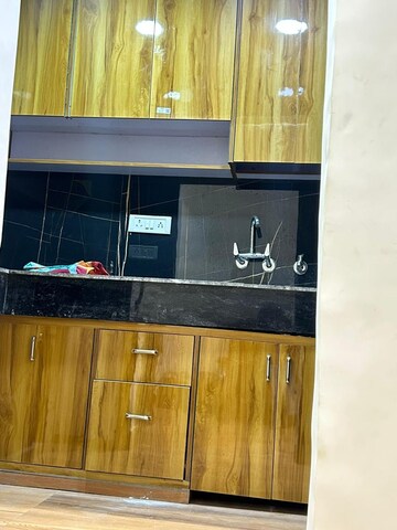 Kitchen in 1.5 BHK Builder Floor at Lajpat Nagar – for Rent