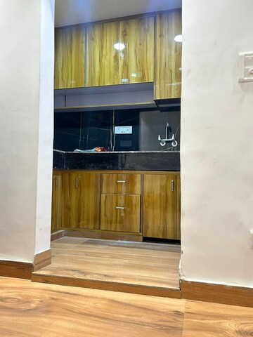 Kitchen in 1.5 BHK Builder Floor at Lajpat Nagar – for Rent