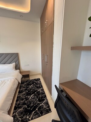 Bedroom in 1 BHK Builder Floor at Sector 55 – for Rent