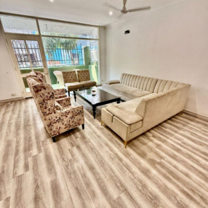 Living Room in 3 BHK Builder Floor at Greater Kailash I – for Sale