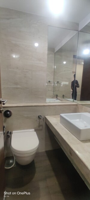 Bathroom in 1 BHK Apartment at Hiranandani Regent Hill, Powai – for Rent