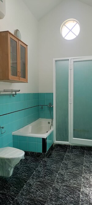 Bathroom in 4 BHK Villa at Adarsh Palm Meadows, Whitefield – for Rent