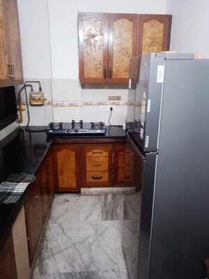 Kitchen in 2 BHK Builder Floor at Lajpat Nagar – for Rent