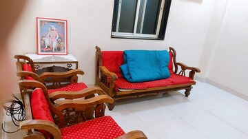 Bedroom in 1 BHK Builder Floor at Nandanvan CHS, Vadgaon Budruk – for Rent
