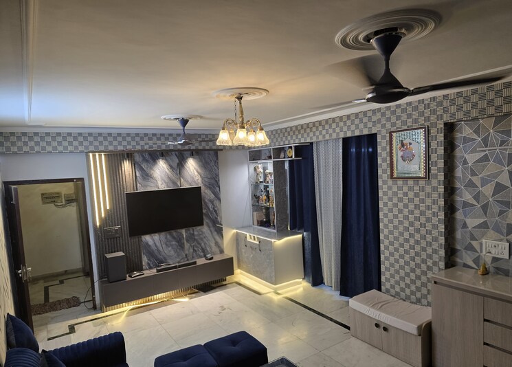 Living Room, tdi-ourania 3 Bedroom 1980 Sq.Ft. Apartment In Sector 53 Gurgaon 9309732